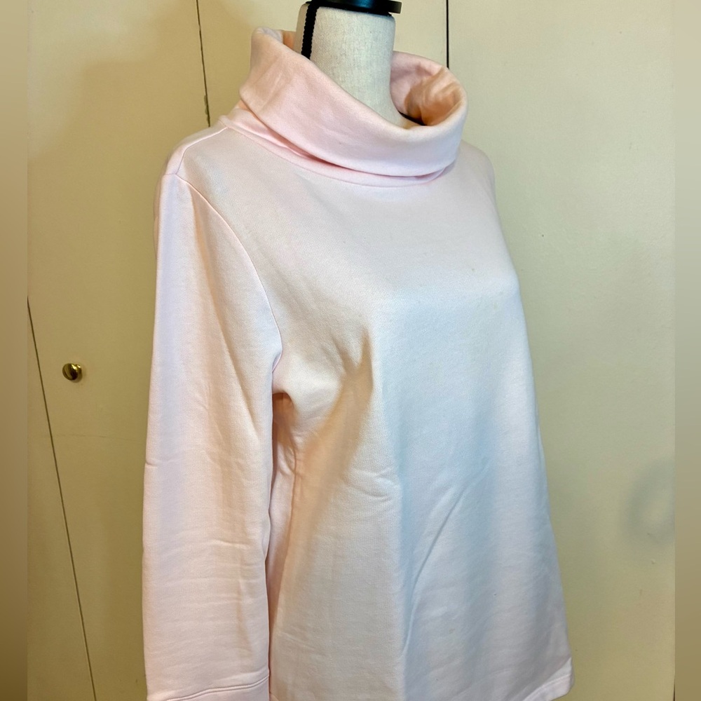 Talbots Soft Pink Cowl Neck Top with Lining